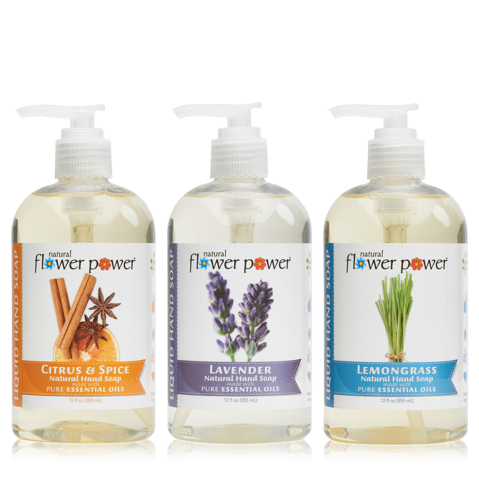 Life Is Pure Liquid Hand Soap Seasonal Scents Variety Pack Natural & Sustainable 12.5 fl oz - Pack of 6